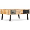 Konferenční stolek masivní recyklovaný teak 90 x 65 x 40 cm 245404