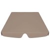 Náhradní stříška na zahradní houpačku taupe 188/168x145/110 cm 312089