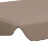 Náhradní stříška na zahradní houpačku taupe 188/168x145/110 cm 312089