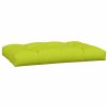 Podušky na palety 5 ks jasně zelené textil 314584