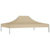 Střecha k party stanu 4 x 3 m béžová 270 g/m² 315353