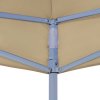 Střecha k party stanu 4 x 3 m béžová 270 g/m² 315353