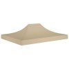 Střecha k party stanu 4 x 3 m béžová 270 g/m² 315353