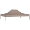 Střecha k party stanu 4 x 3 m taupe 270 g/m² 315356