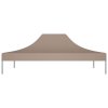 Střecha k party stanu 4 x 3 m taupe 270 g/m² 315356