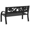 Dětská zahradní lavice 86 cm ocel 317773