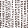 Závěs proti hmyzu taupe a bílý 100 x 220 cm Chenille 325462