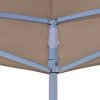 Střecha k party stanu 3 x 3 m taupe 270 g/m² 315321