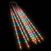 Padající světla 8 ks 50 cm barevná 288 LED dovnitř i ven 328558