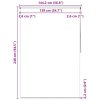 Sprchová roleta 140 x 240 cm čtvercový vzor 142850