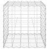 Gabionový vyvýšený záhon krychle ocelový drát 50 x 50 x 50 cm 145650