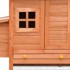 Klec pro kuřata 170 x 81 x 110 cm masivní borovice a jedle 170644
