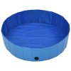 Skládací bazén pro psy modrý 120 x 30 cm PVC 170826