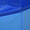 Skládací bazén pro psy modrý 120 x 30 cm PVC 170826
