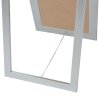 Volně stojící zrcadlo barokní styl 160 x 40 cm stříbrné 243693