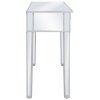 Zrcadlový konzolový stolek z MDF a skla 106,5 x 38 x 76,5 cm 246660