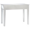 Zrcadlový konzolový stolek z MDF a skla 106,5 x 38 x 76,5 cm 246660