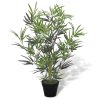 Umělý bambusový strom v květináči 80 cm 241363