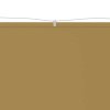 Vertikální markýza béžová 100 x 1 000 cm oxfordská látka 148260