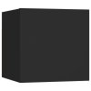 Noční stolky 2 ks černé 30,5 x 30 x 30 cm kompozitní dřevo 3079710