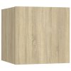 Noční stolek dub sonoma 30,5 x 30 x 30 cm kompozitní dřevo 3079715