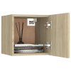 Noční stolek dub sonoma 30,5 x 30 x 30 cm kompozitní dřevo 3079715