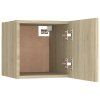 Noční stolek dub sonoma 30,5 x 30 x 30 cm kompozitní dřevo 3079715