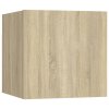 Noční stolky 2 ks dub sonoma 30,5 x 30 x 30 cm kompozitní dřevo 3079716