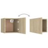Noční stolky 2 ks dub sonoma 30,5 x 30 x 30 cm kompozitní dřevo 3079716