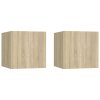 Noční stolky 2 ks dub sonoma 30,5 x 30 x 30 cm kompozitní dřevo 3079716