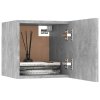 Noční stolek betonově šedý 30,5 x 30 x 30 cm kompozitní dřevo 3079718