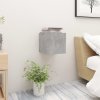 Noční stolek betonově šedý 30,5 x 30 x 30 cm kompozitní dřevo 3079718