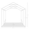 Plachtová garáž PVC 1,6 x 2,4 m zelená 3056430