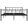 Rám postele černý kov 180 x 200 cm 284641