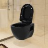 Závěsné WC keramické černé 143023