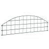 Obloukový zahradní plot 77,3 x 26 cm zelený 146101