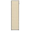 Botník s potahem krémový 115 x 28 x 110 cm textil 282433