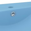 Luxusní umyvadlo otvor na baterii světle modré 60x46cm keramika 147022