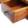 Konferenční stolek zásuvky masivní recyklované dřevo 90x45x35cm 243321