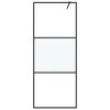 Sprchová zástěna walk-in 80 x 195 cm napůl mléčné ESG sklo 152105