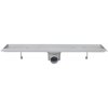 Sprchový odtokový žlab rovný 2 ks 630 x 140 mm nerezová ocel 275948