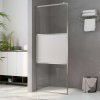 Zástěna do průchozí sprchy napůl mléčné ESG sklo 100 x 195 cm 146642