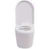 Závěsné WC keramické bílé 244270