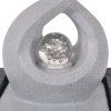 Interiérová fontána s LED osvětlením, polyresin 244288