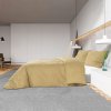Sada ložního prádla taupe 135 x 200 cm lehké mikrovlákno 135990