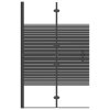 Skládací sprchový kout ESG 80 x 140 cm černý 150740
