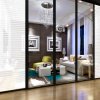 Okenní fólie matná pruhovaný design 0,9x5 m PVC 142788