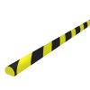 Chránič rohů žlutočerný 4 x 3 x 100 cm PU 153094