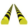 Chrániče rohů 2 ks žlutočerné 4 x 3 x 100 cm PU 153099