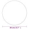 Nástěnné zrcadlo 40 cm kulaté sklo 245702